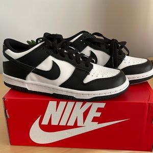 NIKE Dunk low Panda - size 6.5 women’s/ 4.5 kids; BRAND NEW